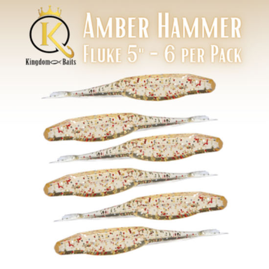 Kingdom Baits - 5" Fluke Lure (More Colors)
