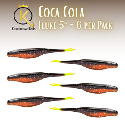 Kingdom Baits - 5" Fluke Lure (More Colors)