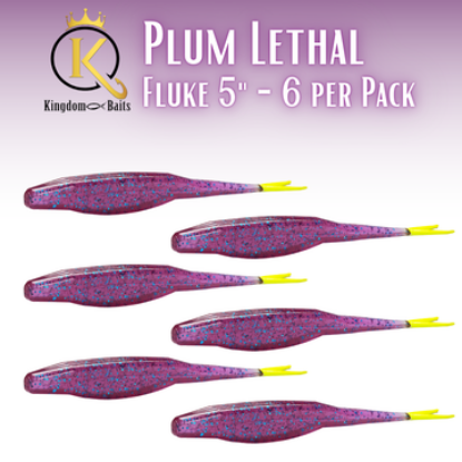 Kingdom Baits - 5" Fluke Lure (More Colors)