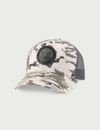 HUK - KC Printed Circle Patch Trucker - Moss