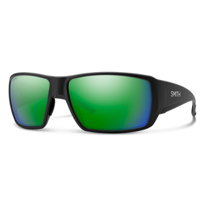 Smith Optic's - Guide's Choice XL | Matte Black/ ChromaPop Glass Polarized Green Mirror