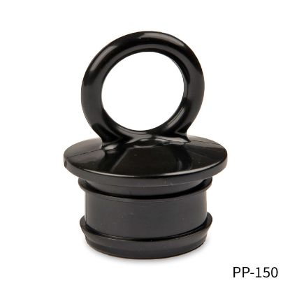 T-H Marine - PVC Push-In Drain Plug 1-1/2" Thur Hull Drains - Black