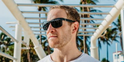 Blenders Eyewear - Canyon X2: Matte Black Polarized Sunglasses