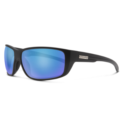 Picture of Suncloud Optic's - Milestone Polarized Sunglasses | Matte Black/Polar Blue Mirror