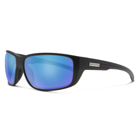 Picture of Suncloud Optic's - Milestone Polarized Sunglasses | Matte Black/Polar Blue Mirror