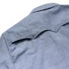 Picture of Howler Bros - Guayabera Shirt - Washed Indigo Chambray