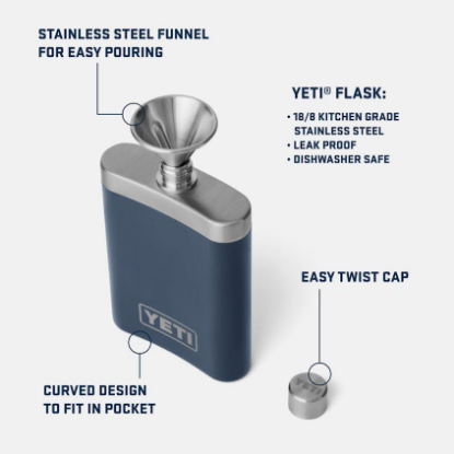 Picture of Yeti - Flask With Funnel | Big Sky Blue